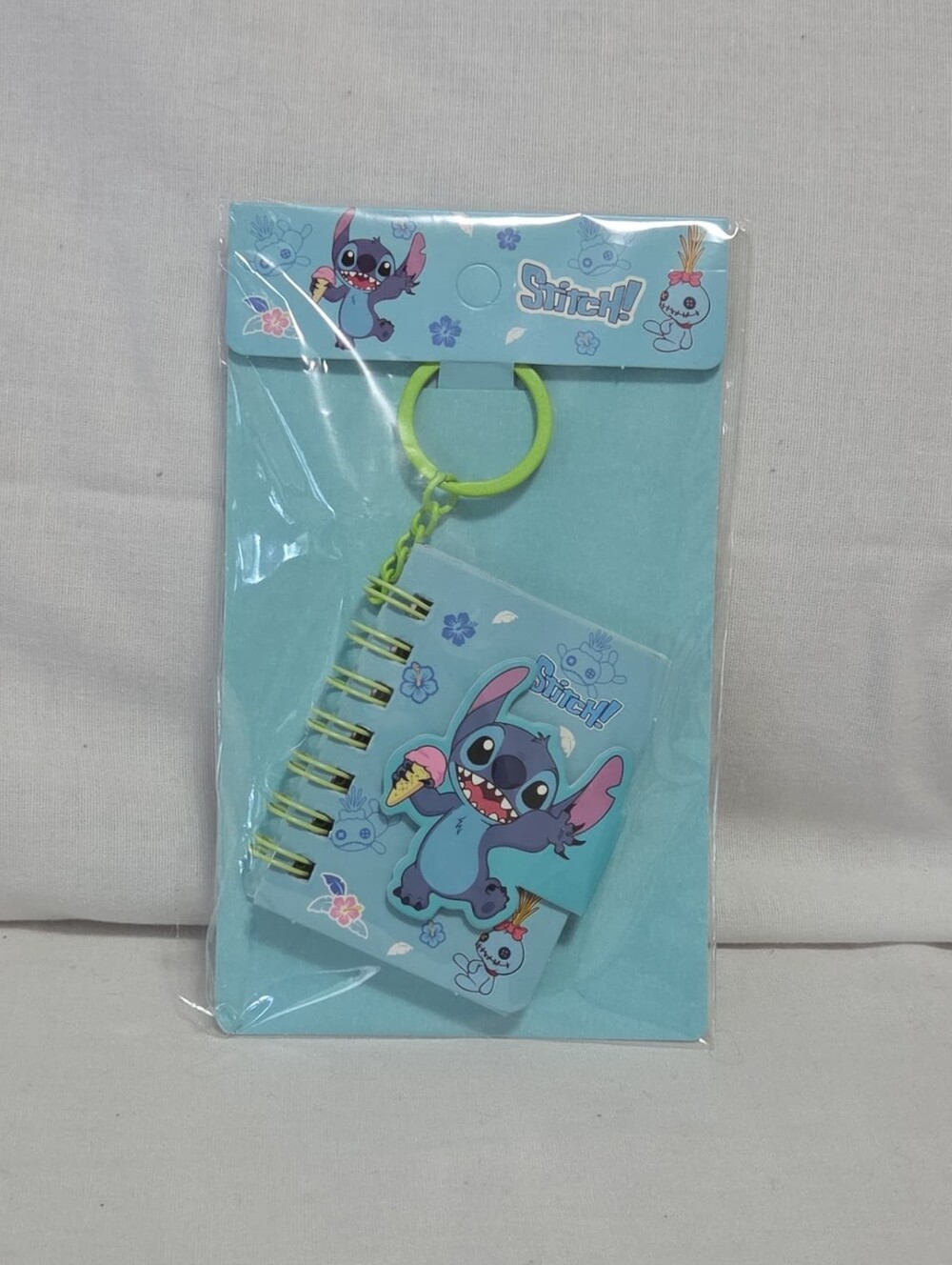 Lilo & Stitch mini notebook keychain
